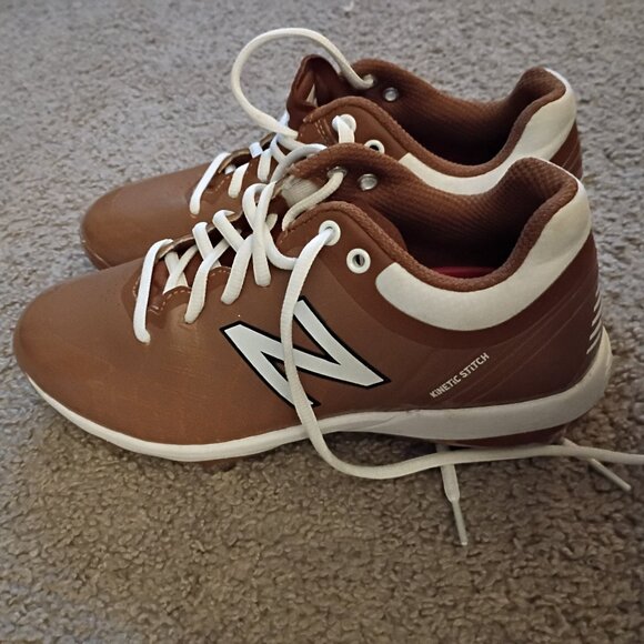 New balance 4040 Texas orange baseball cleats - Picture 1 of 4